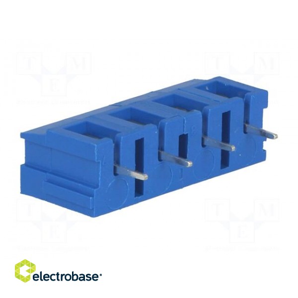 PCB terminal block | angled 90° | 7.5mm | ways: 4 | on PCBs | 2.5mm2 image 4