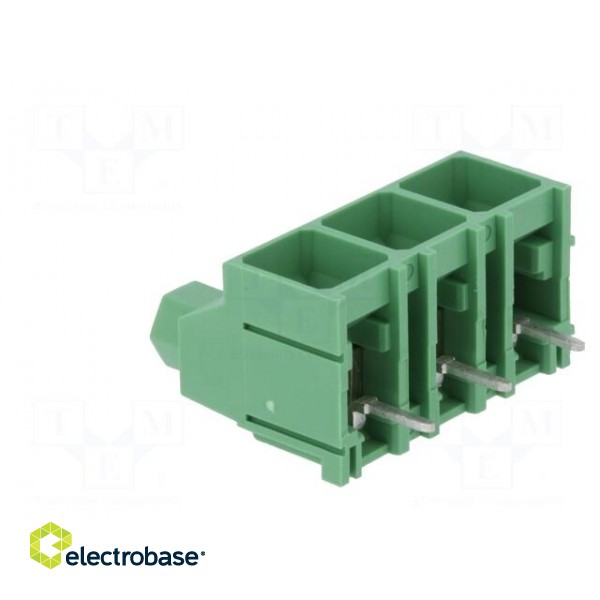 PCB terminal block | angled 90° | 9.52mm | ways: 3 | on PCBs | 4mm2 image 4