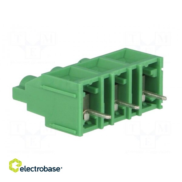 PCB terminal block | angled 90° | 9.5mm | ways: 3 | on PCBs | 4mm2 | 32A image 4