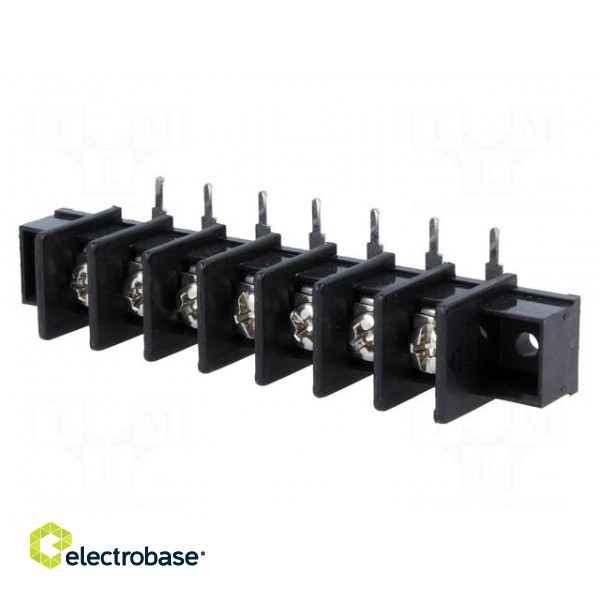 PCB terminal block | angled 90° | 9.5mm | ways: 7 | 4mm2 | 22AWG÷12AWG image 1