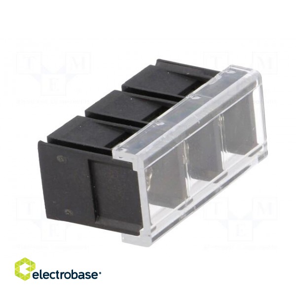 PCB terminal block | straight | 10mm | ways: 3 | on PCBs | 4mm2 | tinned image 8