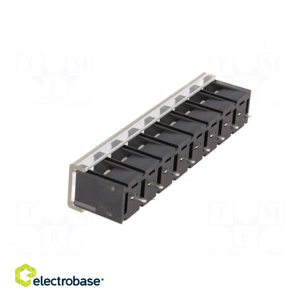 PCB terminal block | straight | 10mm | ways: 8 | on PCBs | 4mm2 | tinned paveikslėlis 4