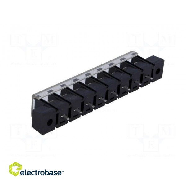 PCB terminal block | straight | 10mm | ways: 8 | THT,screw terminal image 4