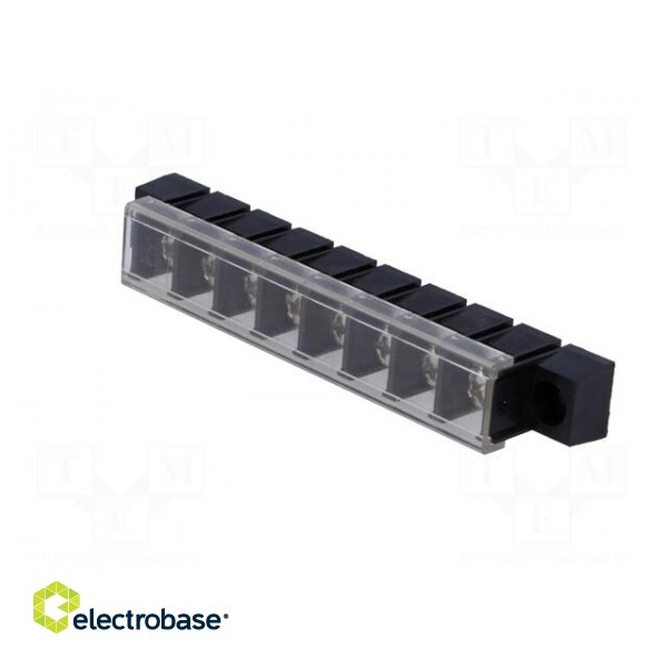 PCB terminal block | straight | 10mm | ways: 8 | THT,screw terminal image 2