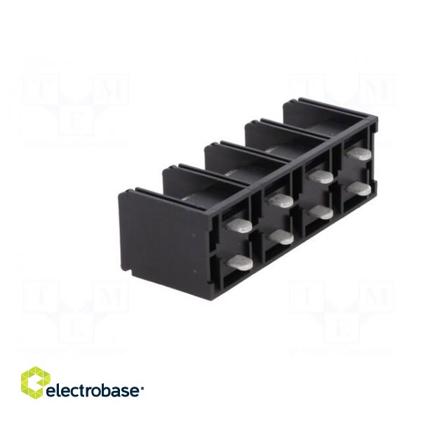 PCB terminal block | straight | 16mm | ways: 4 | on PCBs | 6mm2 | tinned image 4