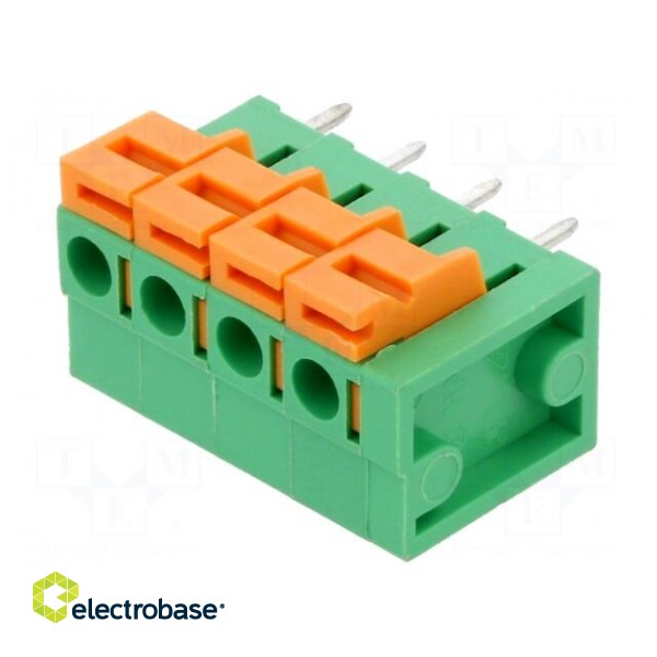 PCB terminal block | straight | 5.08mm | ways: 4 | on PCBs | terminal фото 1