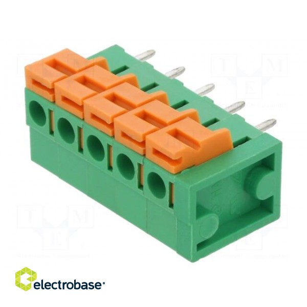 PCB terminal block | straight | 5.08mm | ways: 5 | on PCBs | terminal image 1