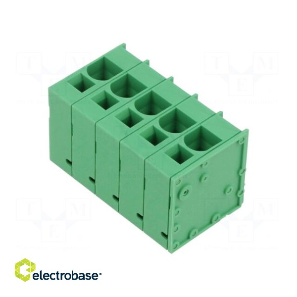 PCB terminal block | angled 90° | 10mm | ways: 5 | on PCBs | 18AWG÷4AWG