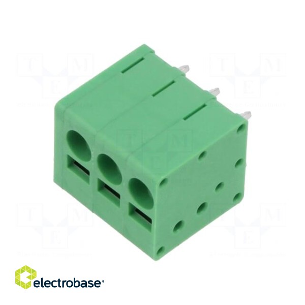 PCB terminal block | straight | 5mm | ways: 3 | on PCBs | 24AWG÷12AWG