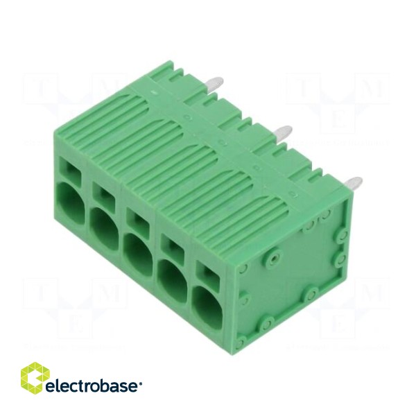 PCB terminal block | straight | 7.5mm | ways: 5 | on PCBs | 24AWG÷8AWG