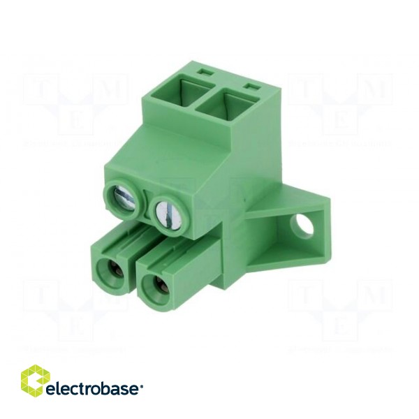 Pluggable terminal block | 10.16mm | ways: 2 | angled 90° | socket фото 2