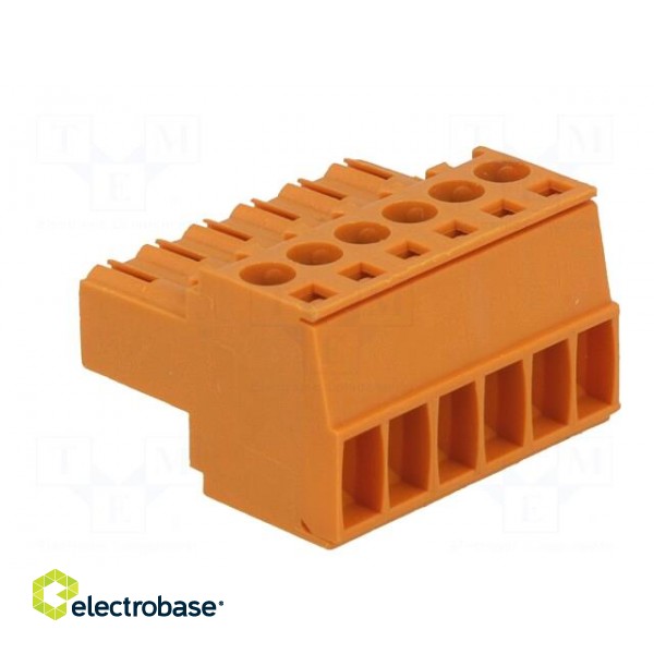 Pluggable terminal block | 3.5mm | ways: 6 | straight | plug | female image 4