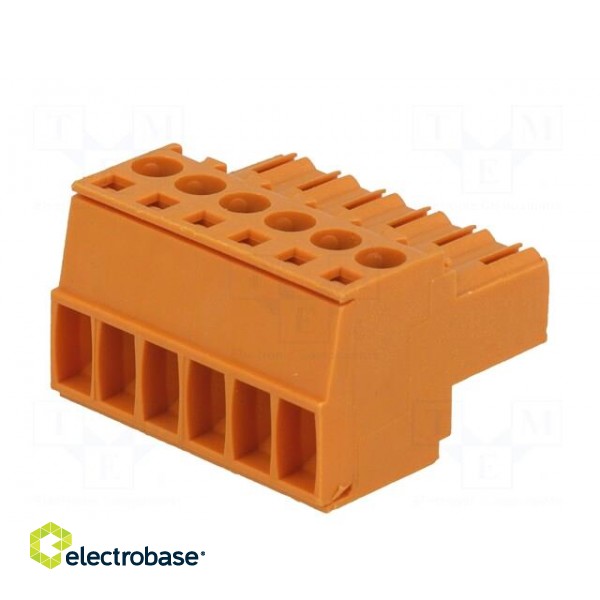 Pluggable terminal block | 3.5mm | ways: 6 | straight | plug | female image 6