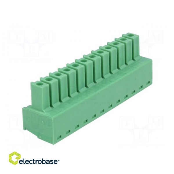 Pluggable terminal block | 3.81mm | ways: 12 | straight | plug | female image 4