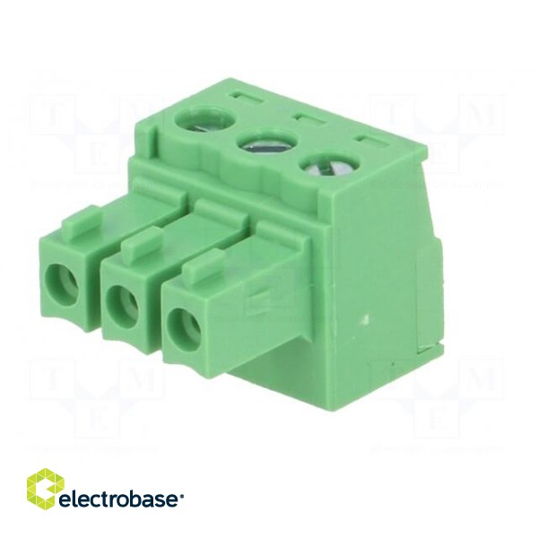 Pluggable terminal block | 3.81mm | ways: 3 | straight | plug | female image 2