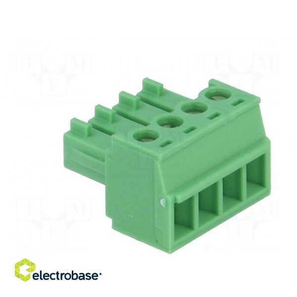 Pluggable terminal block | 3.81mm | ways: 4 | straight | plug | female image 4