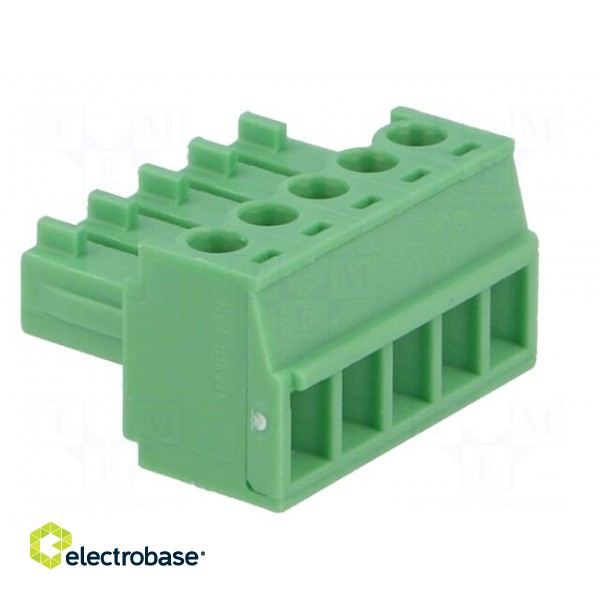 Pluggable terminal block | 3.81mm | ways: 5 | straight | plug | female image 4