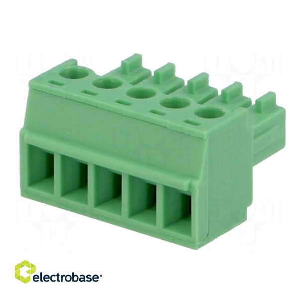 Pluggable terminal block | 3.81mm | ways: 5 | straight | plug | female image 6