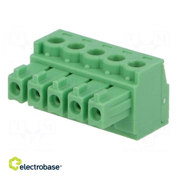 Pluggable terminal block | 3.81mm | ways: 5 | straight | plug | female image 2