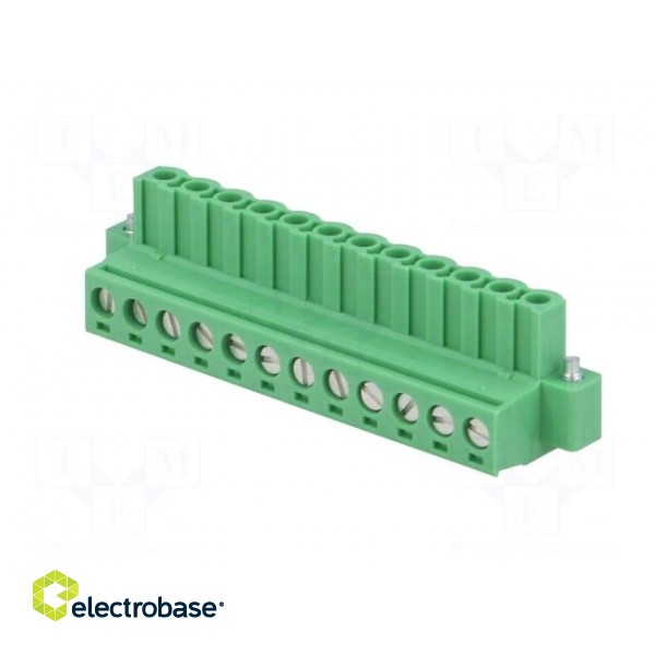 Pluggable terminal block | 5.08mm | ways: 12 | straight | plug | female image 2