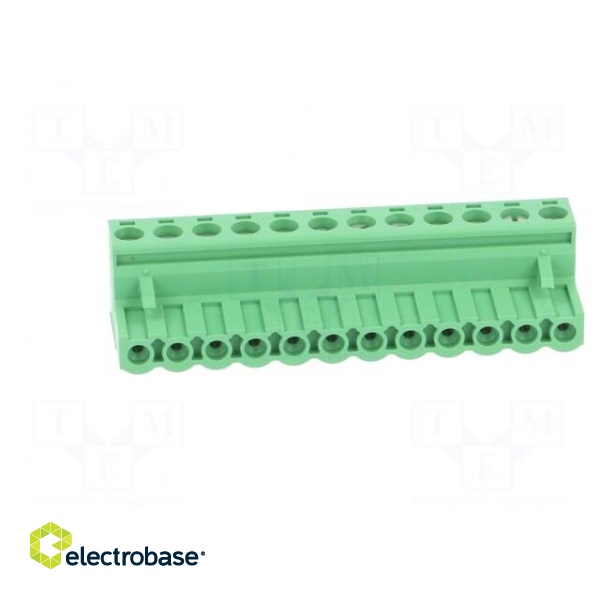 Pluggable terminal block | 5.08mm | ways: 12 | straight | plug | female image 9