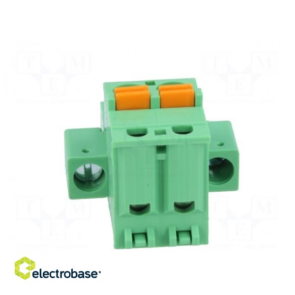 Pluggable terminal block | 5.08mm | ways: 2 | angled 90° | plug | green image 5