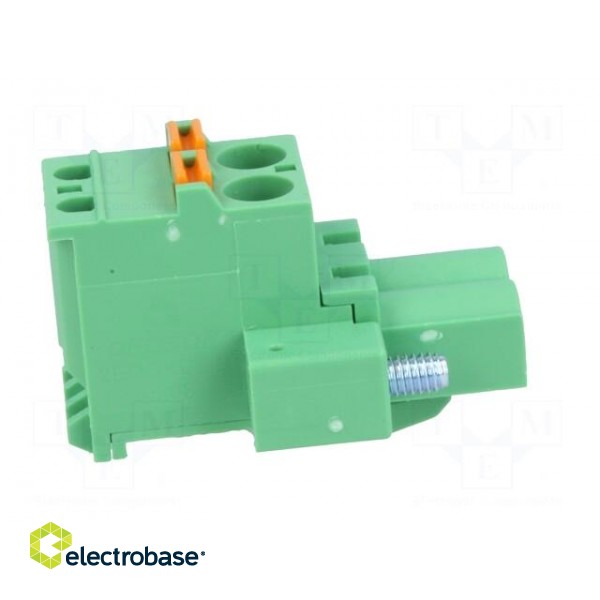 Pluggable terminal block | 5.08mm | ways: 2 | angled 90° | plug | green image 7