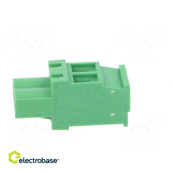 Pluggable terminal block | 5.08mm | ways: 2 | angled 90° | plug | green image 3