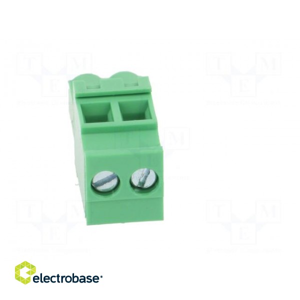 Pluggable terminal block | 5.08mm | ways: 2 | angled 90° | plug | green image 5