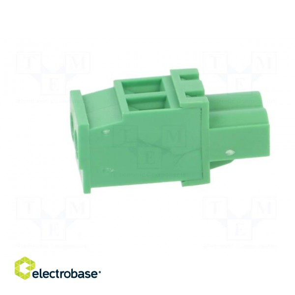 Pluggable terminal block | 5.08mm | ways: 2 | angled 90° | plug | green image 7