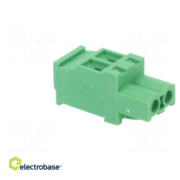 Pluggable terminal block | 5.08mm | ways: 2 | angled 90° | plug | green image 8