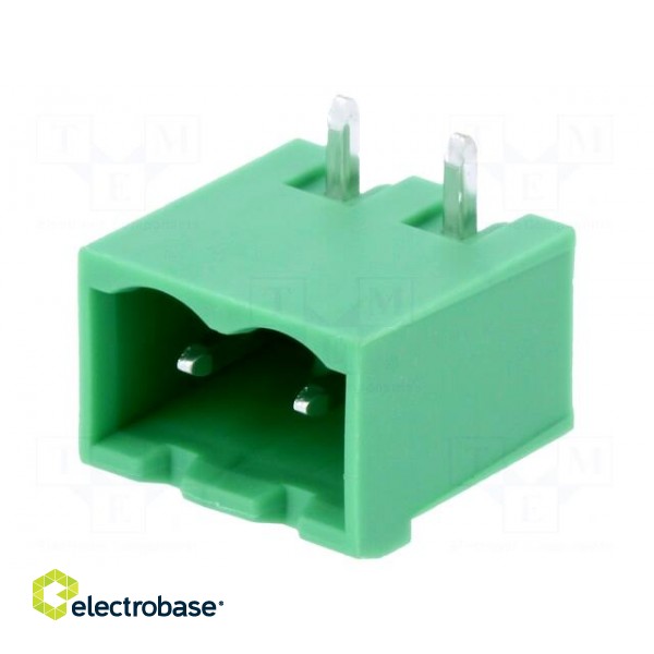 Pluggable terminal block | 5.08mm | ways: 2 | angled 90° | socket image 1