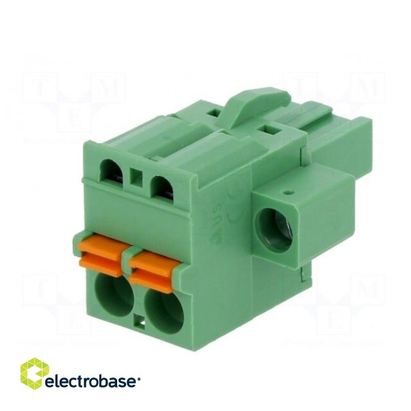 Pluggable terminal block | 5.08mm | ways: 2 | straight | plug | female image 6