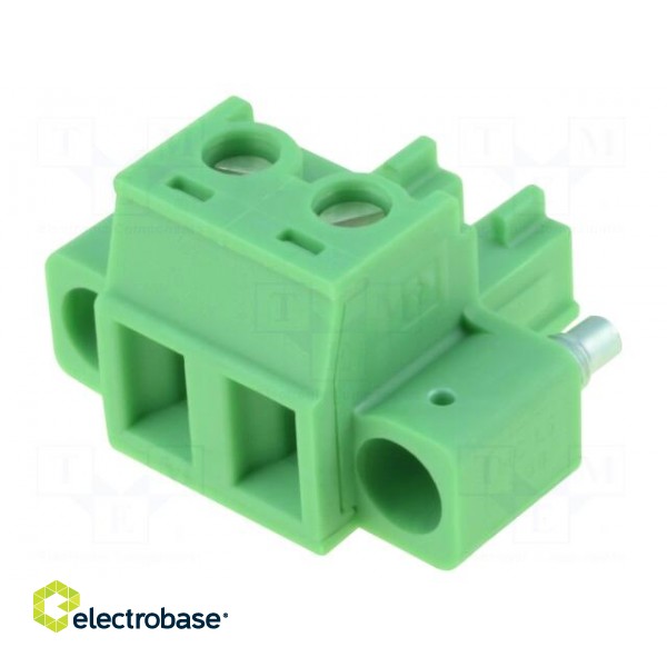 Pluggable terminal block | 5.08mm | ways: 2 | straight | plug | female image 1