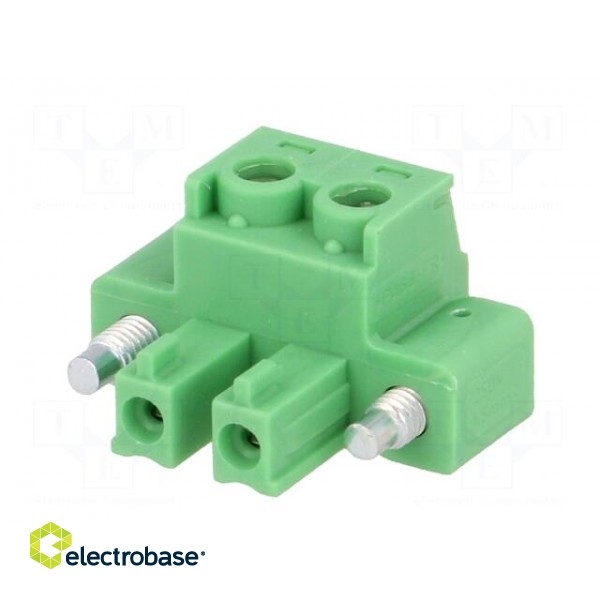 Pluggable terminal block | 5.08mm | ways: 2 | straight | plug | female image 6