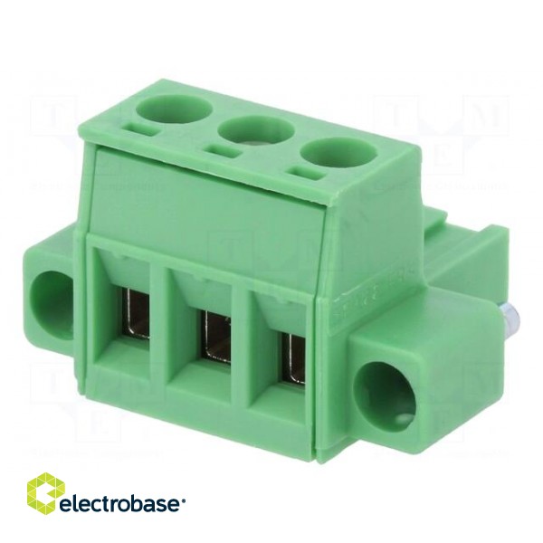 Pluggable terminal block | 5.08mm | ways: 3 | straight | plug | female image 1