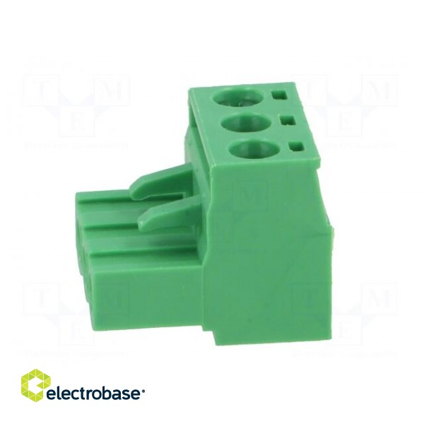 Pluggable terminal block | 5.08mm | ways: 3 | straight | plug | female image 3