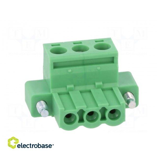 Pluggable terminal block | 5.08mm | ways: 3 | straight | plug | female image 5