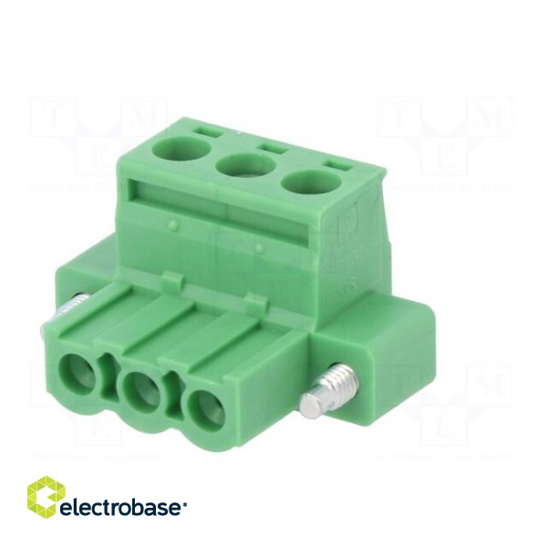 Pluggable terminal block | 5.08mm | ways: 3 | straight | plug | female image 6