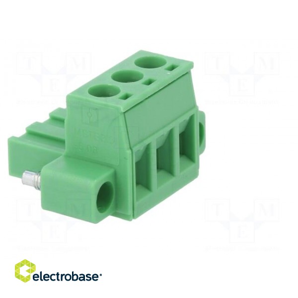 Pluggable terminal block | 5.08mm | ways: 3 | straight | plug | female image 8