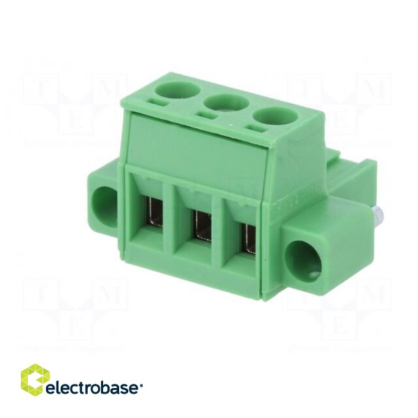 Pluggable terminal block | 5.08mm | ways: 3 | straight | plug | female image 2