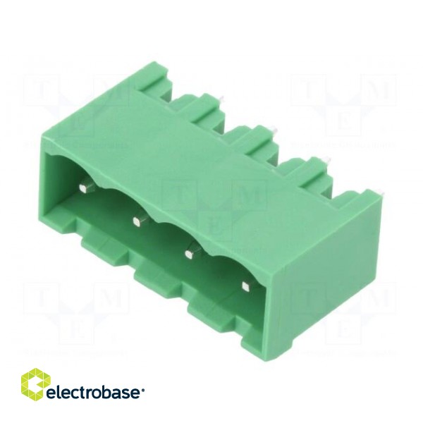 Pluggable terminal block | 5.08mm | ways: 4 | straight | socket | male image 1