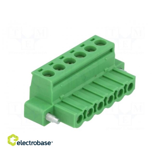 Pluggable terminal block | 5.08mm | ways: 6 | straight | plug | female image 4