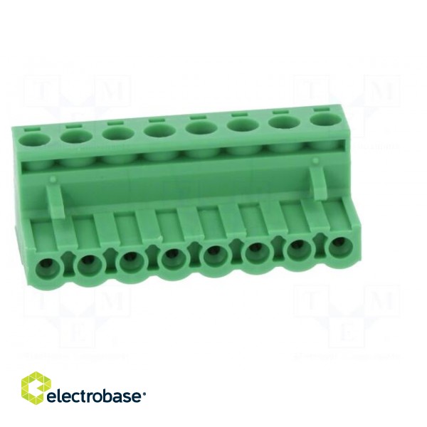 Pluggable terminal block | 5.08mm | ways: 8 | straight | plug | female image 9