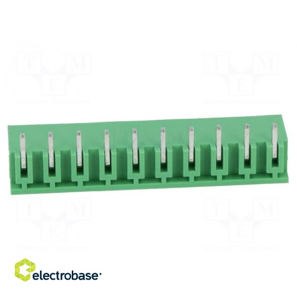 Pluggable terminal block | 5mm | ways: 10 | angled 90° | socket | male image 5