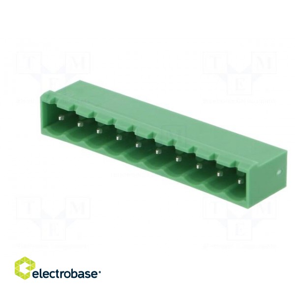 Pluggable terminal block | 5mm | ways: 10 | straight | socket | male image 2