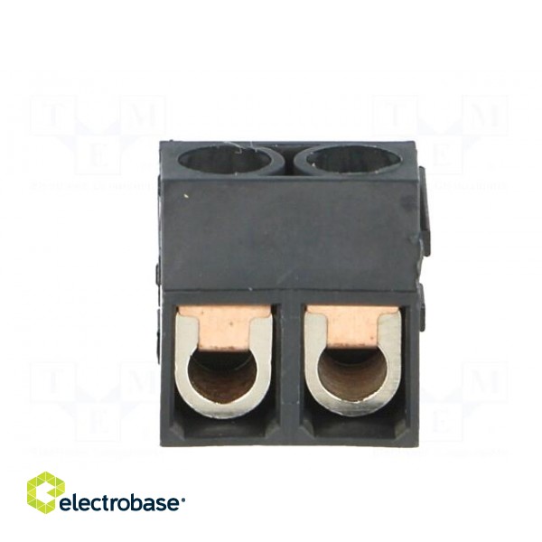 Pluggable terminal block | 5mm | ways: 2 | angled 90° | female | black image 5