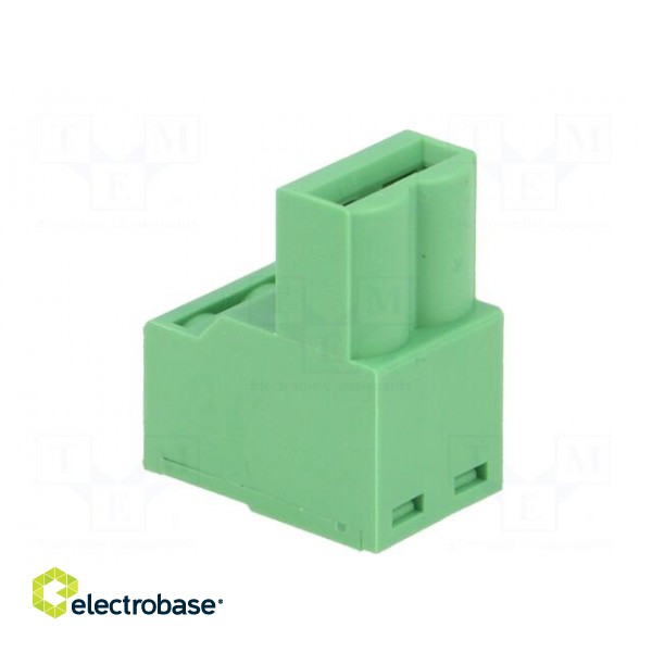 Pluggable terminal block | 5mm | ways: 2 | angled 90° | plug | female image 3