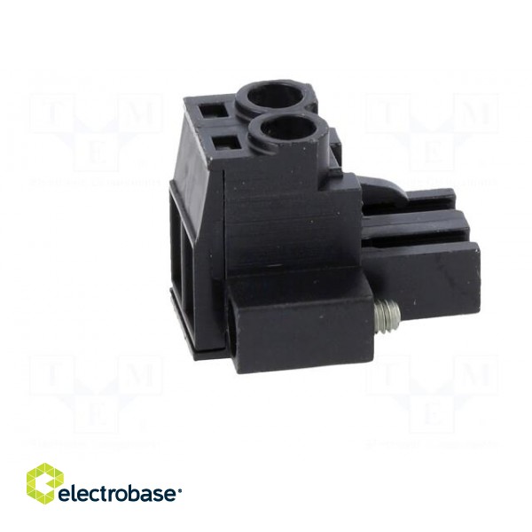 Pluggable terminal block | 5mm | ways: 2 | straight | plug | female image 3