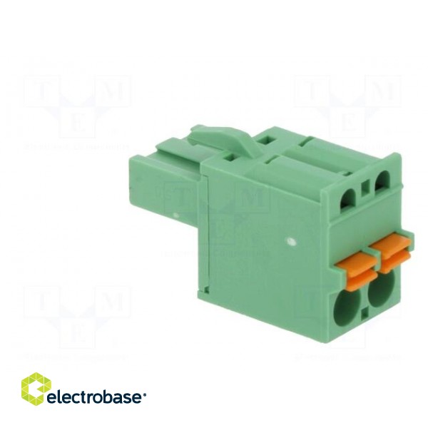 Pluggable terminal block | 5mm | ways: 2 | straight | plug | female paveikslėlis 4